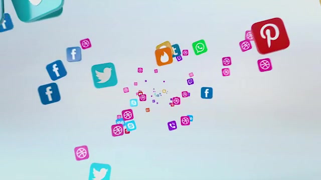 Social Media Flying Icons Logo Reveal Videohive 22961014 Premiere Pro Image 5