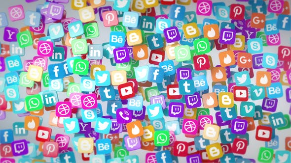 Social Media Flying Icons Logo Reveal - Videohive 22961014 Download