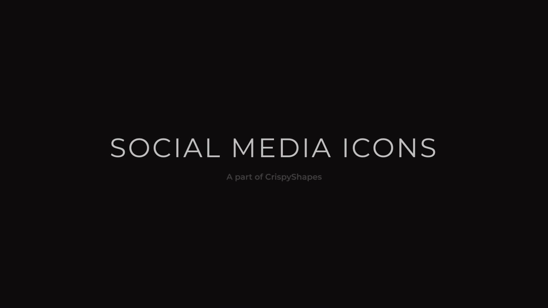 Social Media Icons Videohive 37717097 After Effects Image 1