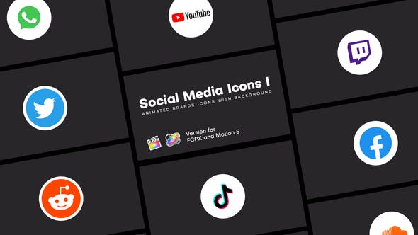 Social Media Icons I | FCPX - 38783388 Videohive Download