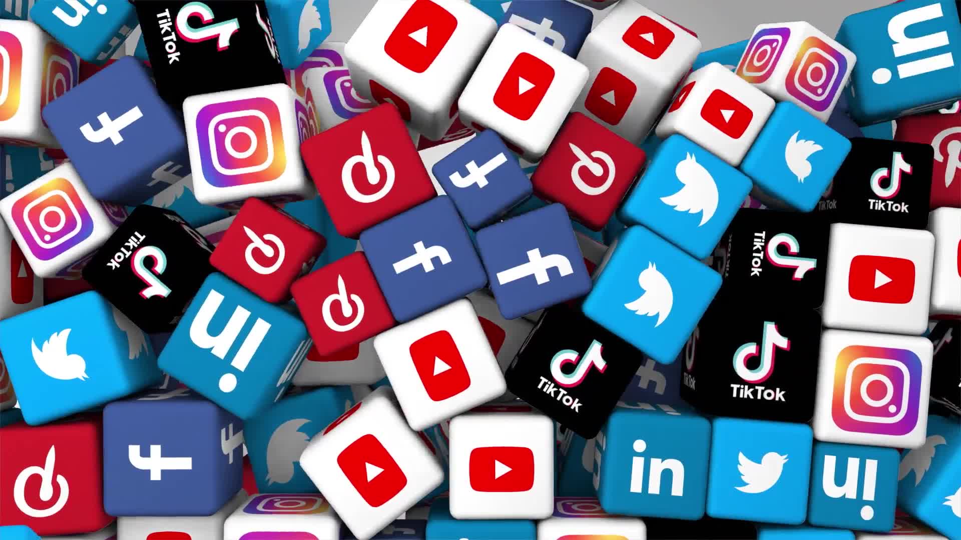 Social Media Icons Logo Reveal Pack (Pack of 15) Videohive 35554089 After Effects Image 1