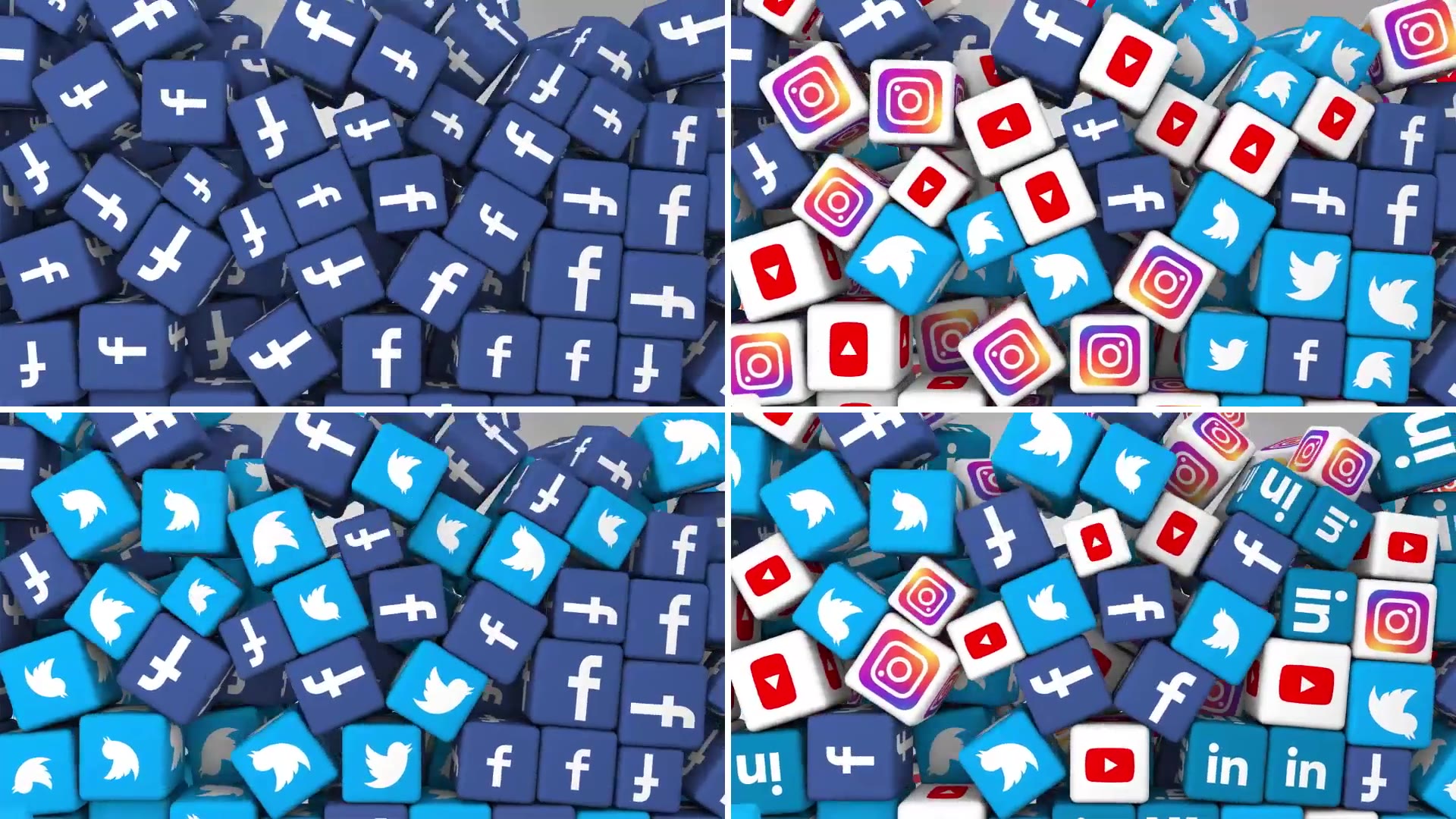 Social Media Icons Logo Reveal Pack (Pack of 15) Videohive 35554089 After Effects Image 5