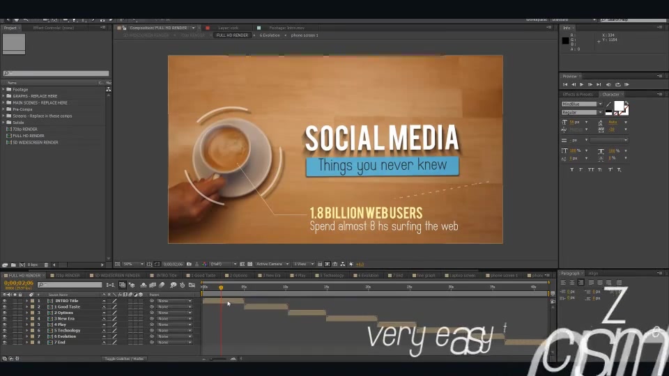 Social Media Information Videohive 10069386 After Effects Image 11