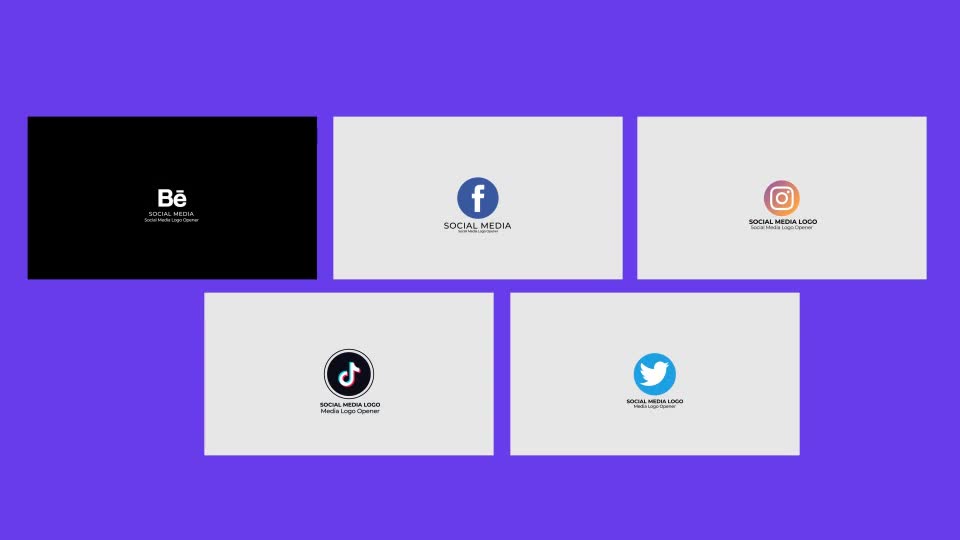 Social Media Logo Opener Videohive 29831865 After Effects Image 2