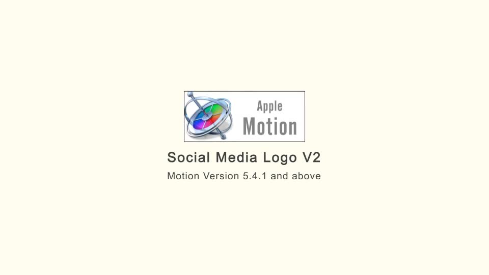 Social Media Logo V2 Apple Motion - Download Videohive 22701463