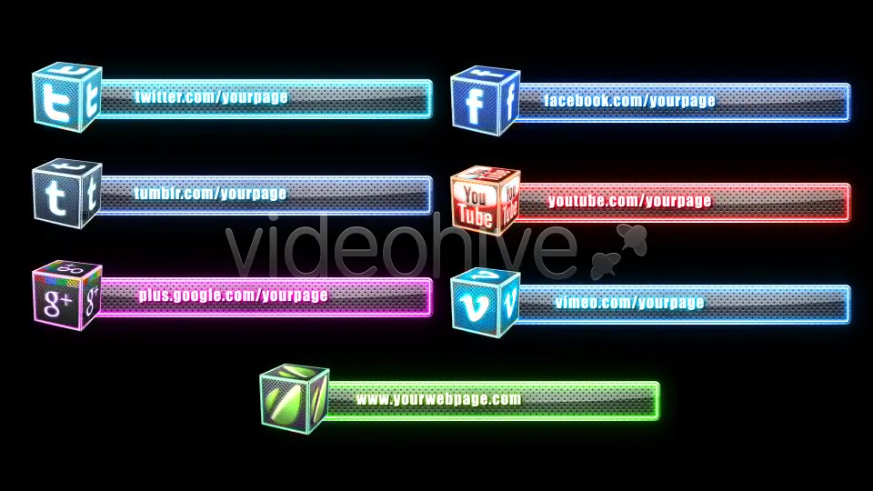Social Media Lower Third Pack 2 - Download Videohive 2452079