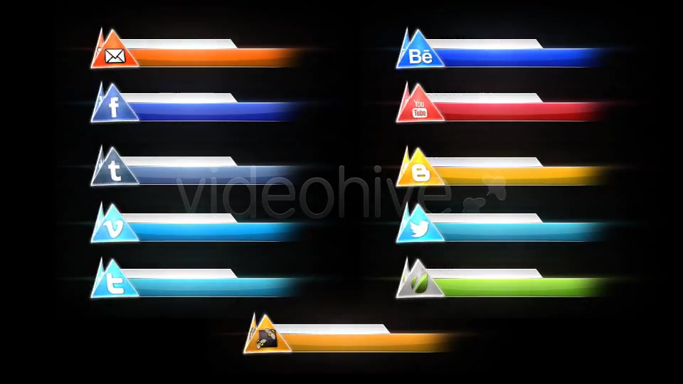 Social Media Lower Third Pack 4 - Download Videohive 4860845