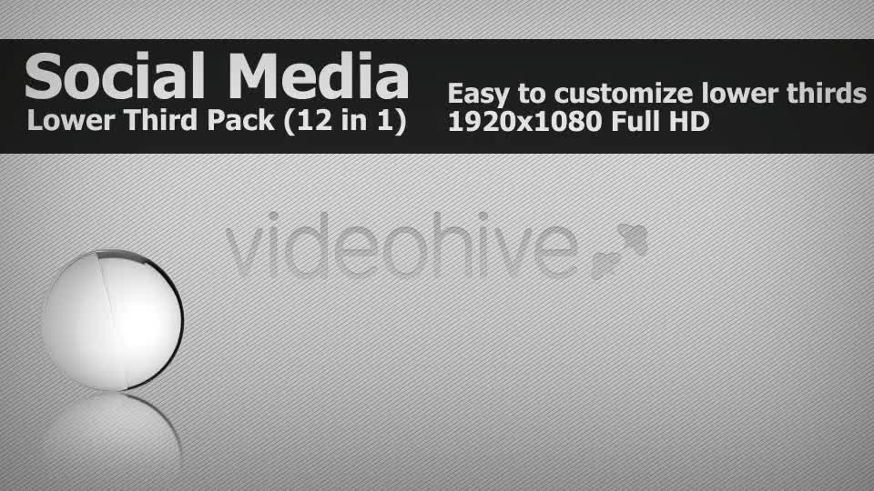 Social Media Lower Third Pack Videohive 4649167 After Effects Image 1