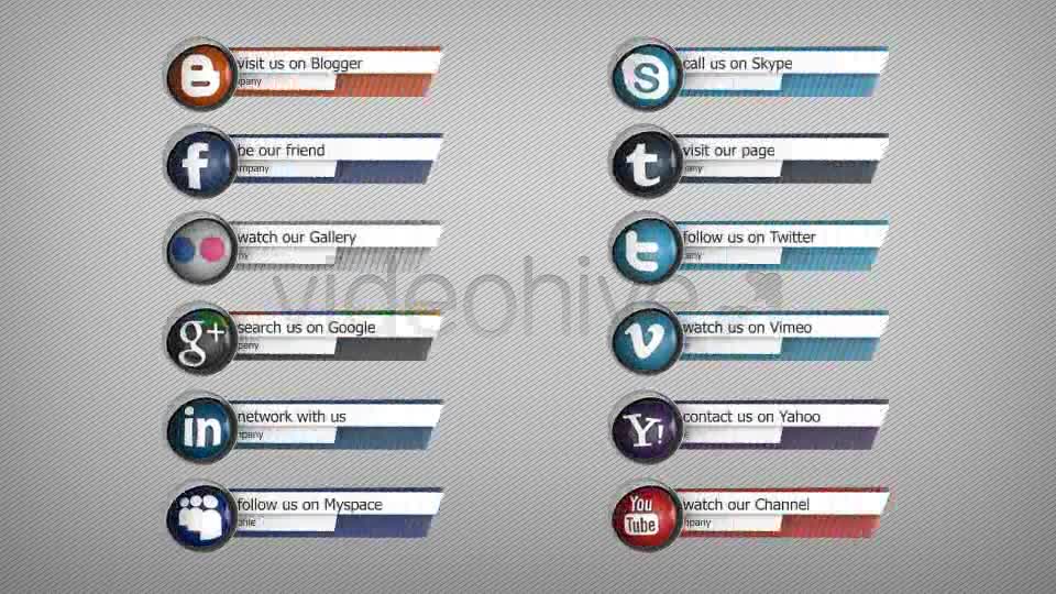 Social Media Lower Third Pack Videohive 4649167 After Effects Image 8
