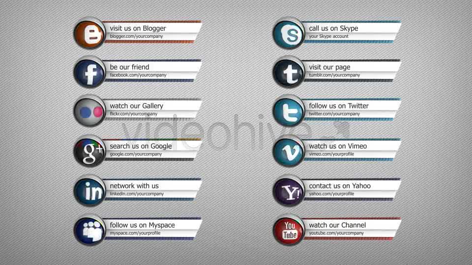 Social Media Lower Third Pack Videohive 4649167 After Effects Image 9
