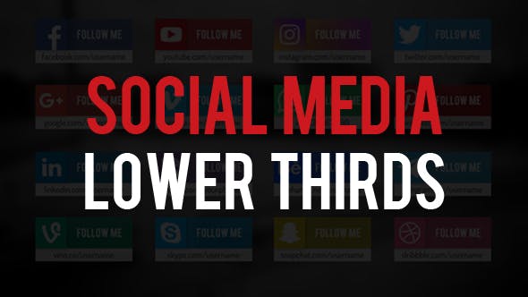 Social Media Lower Thirds - 19820548 Download Videohive