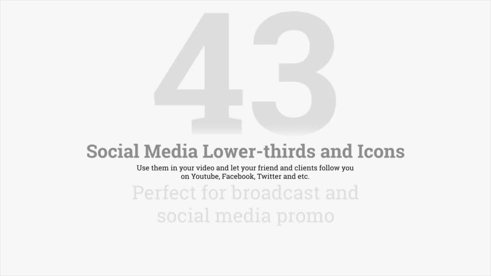 Social Media Lower Thirds Videohive 20174435 After Effects Image 1