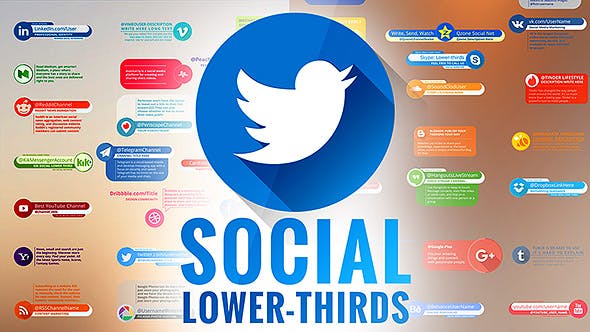 Social Media Lower Thirds - 20174435 Videohive Download