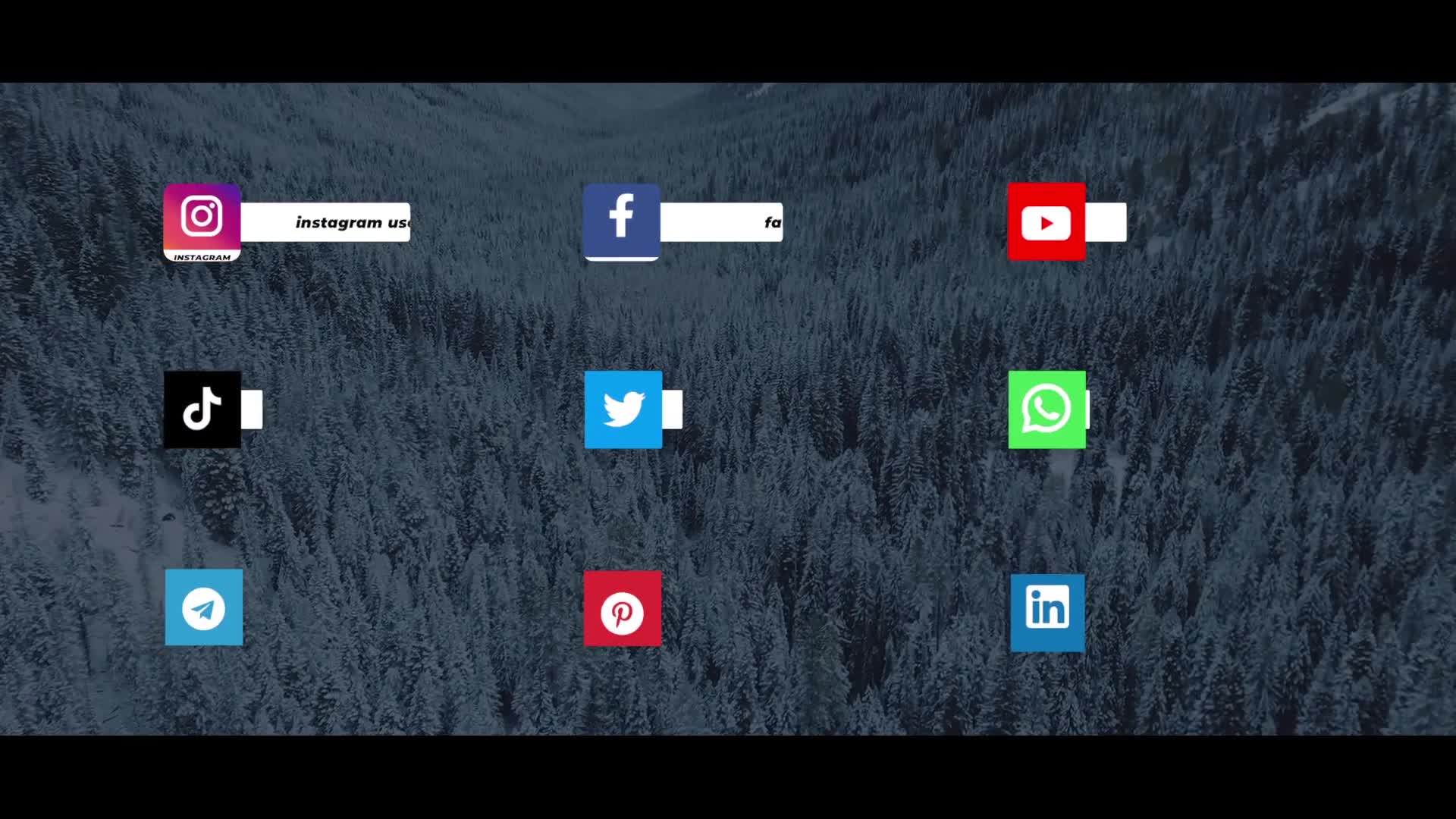 Social Media Lower Thirds For FCPX Videohive 31422669 Apple Motion Image 1