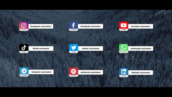 Social Media Lower Thirds For FCPX - 31422669 Download Videohive