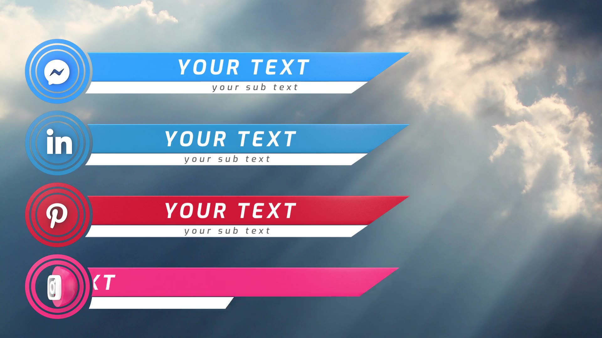 Social Media Lower Thirds | For Premiere Pro Videohive 28672398 Premiere Pro Image 7