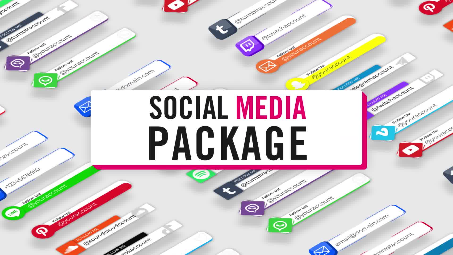 Social Media Lower Thirds Package Videohive 32560460 After Effects Image 10