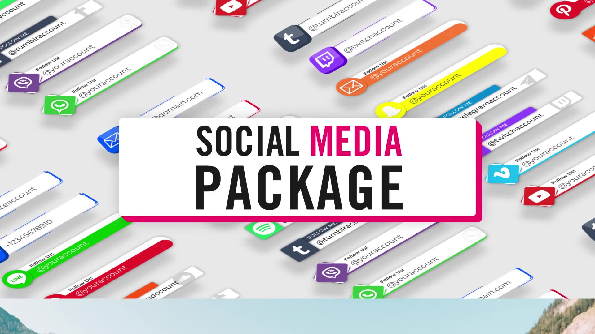 Social Media Lower Thirds Package Videohive 32560460 After Effects Image 2