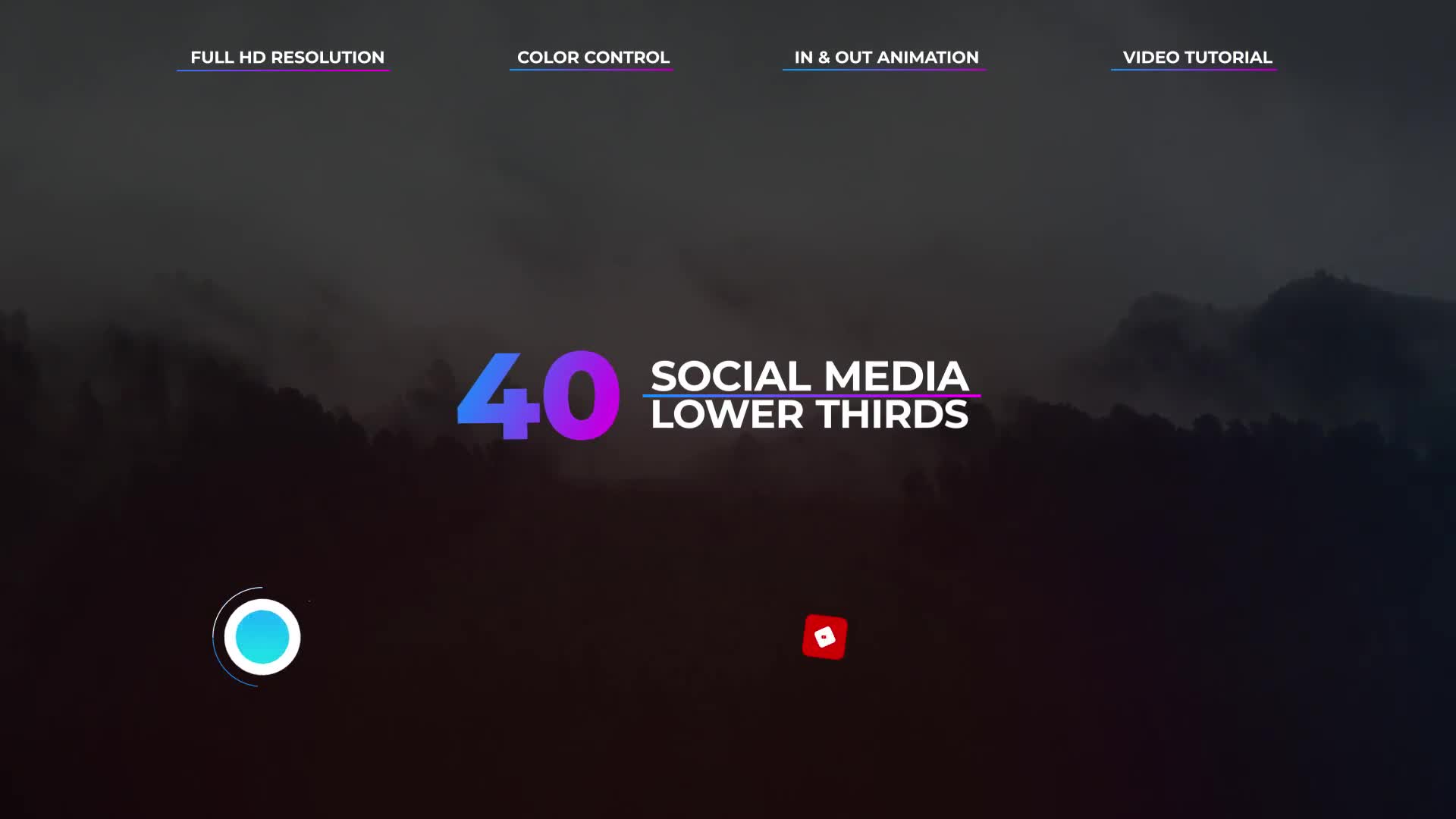 Social Media Lower Thirds Videohive 23193708 Premiere Pro Image 1