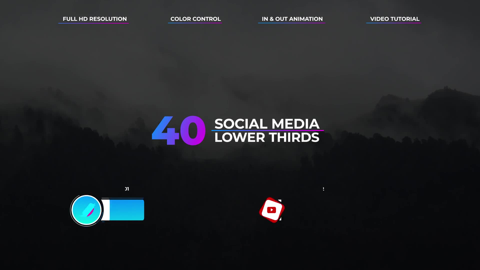 Social Media Lower Thirds Videohive 23193708 Premiere Pro Image 2