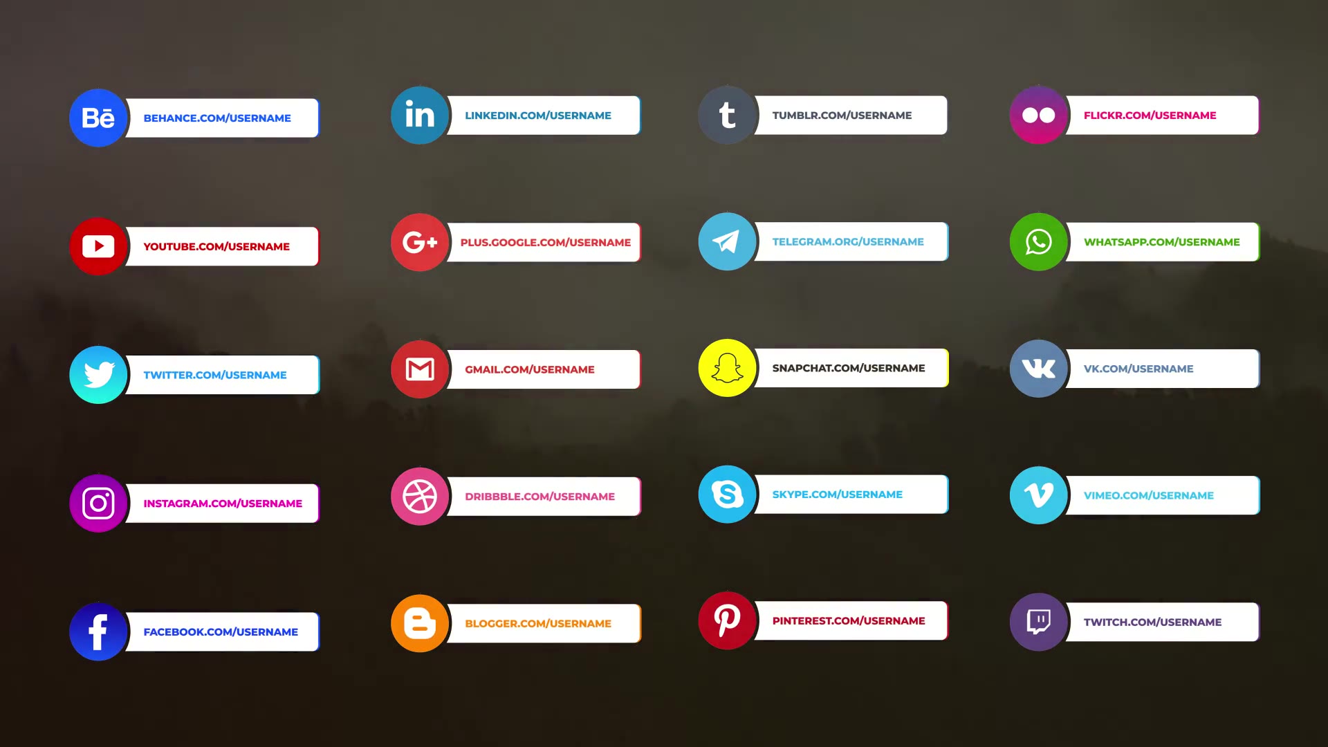 Social Media Lower Thirds Videohive 23193708 Premiere Pro Image 3