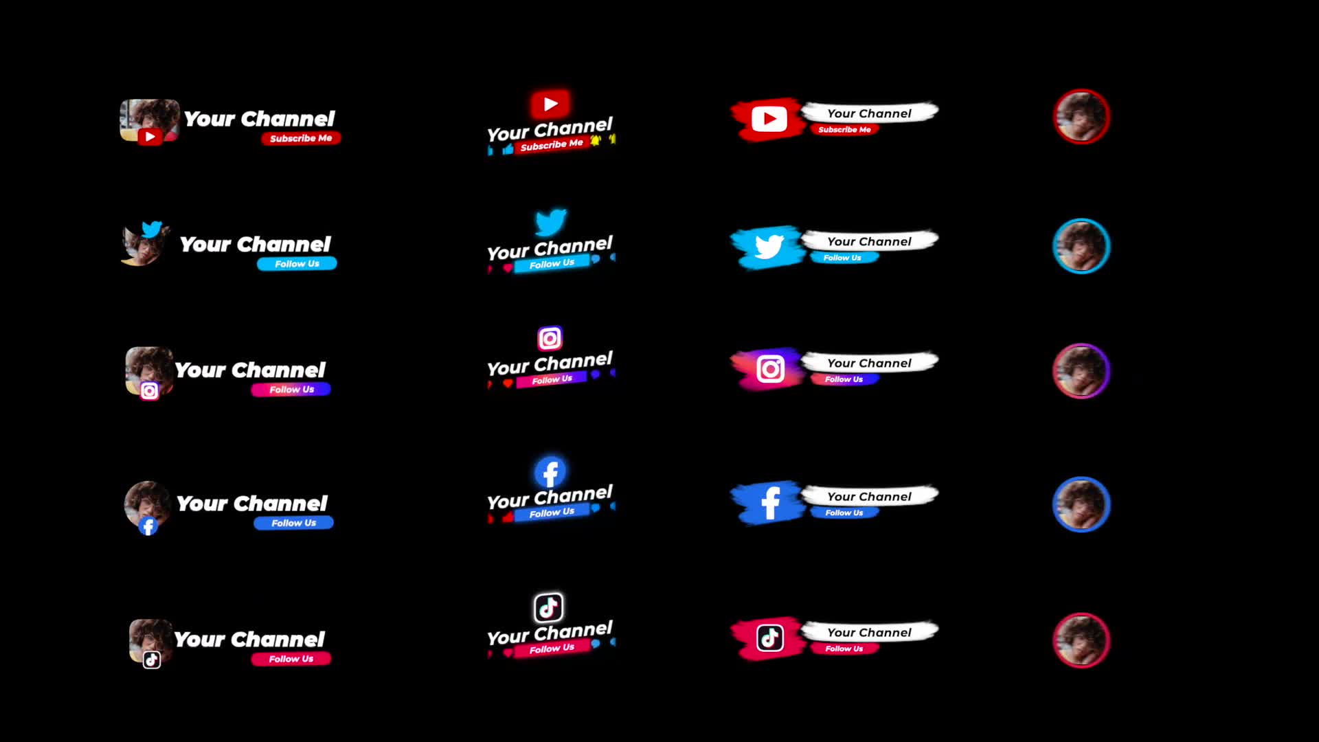 Social Media Lower Thirds Videohive 28766205 Apple Motion Image 1