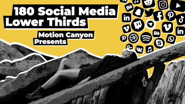 Social Media Lower Thirds. - Videohive Download 33716872