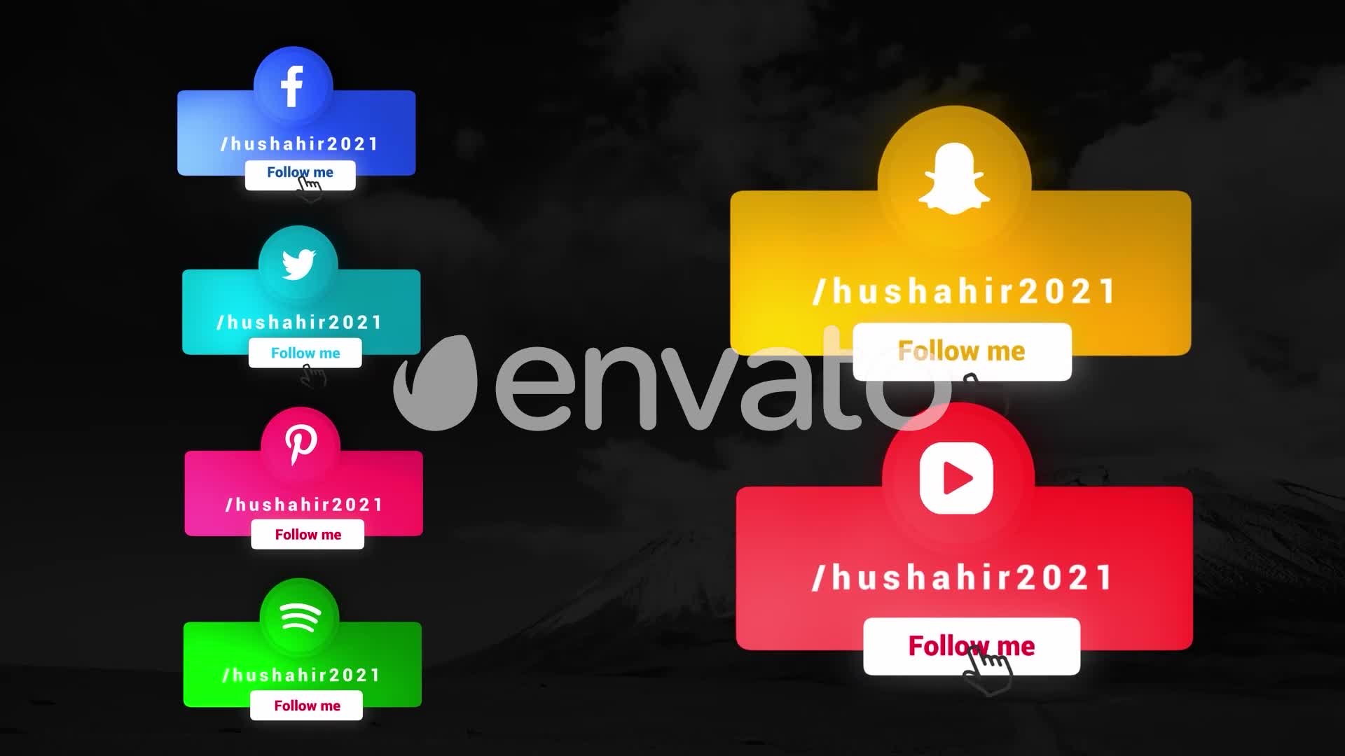 Social Media Lowerthirds Videohive 32691920 DaVinci Resolve Image 1