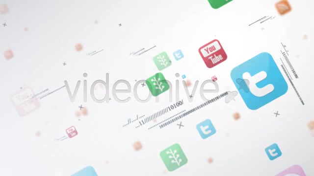 Social Media Multipal Icon Intro Videohive 3602090 After Effects Image 11