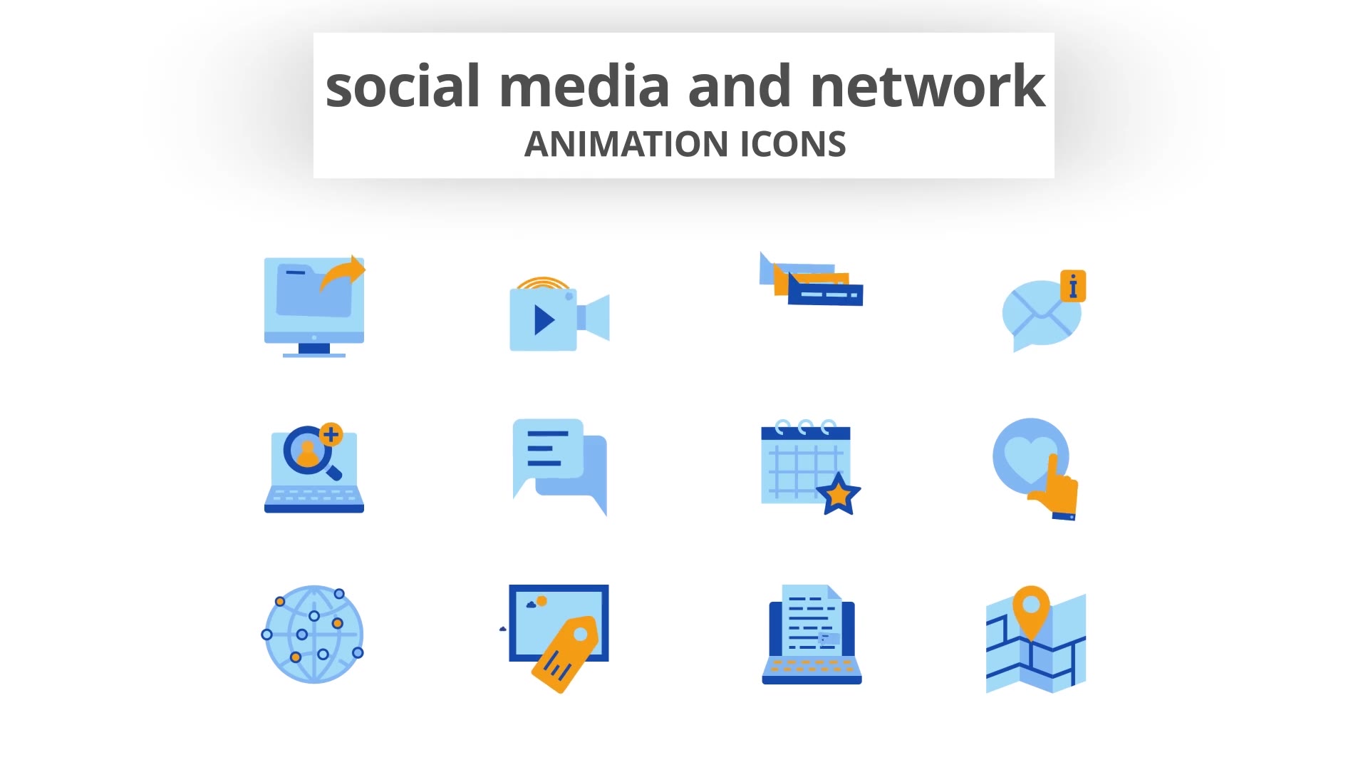 Social Media & Network Animation Icons Videohive 28168485 After Effects Image 6
