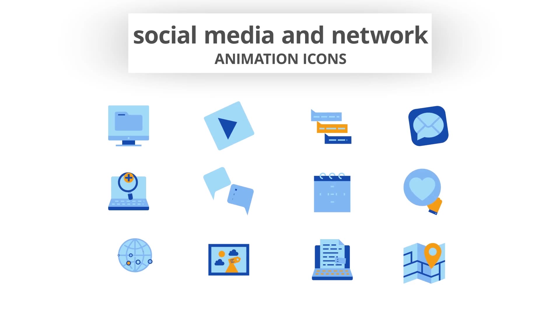 Social Media & Network Animation Icons Videohive 28168485 After Effects Image 7