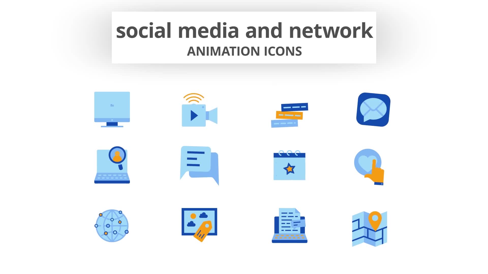 Social Media & Network Animation Icons Videohive 28168485 After Effects Image 9