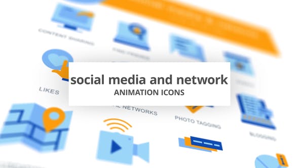 Social Media & Network Animation Icons - 28168485 Videohive Download