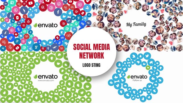 Social Media Network Logo Sting - Download Videohive 11527305
