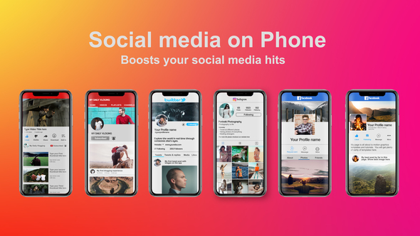 Social Media on Phone - Download Videohive 22030858
