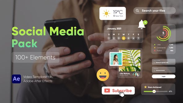 Social Media Pack - Download 34277819 Videohive