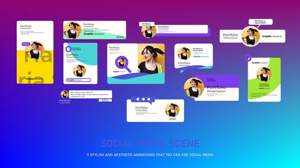 Social Media Post Scenes - Download 34137937 Videohive