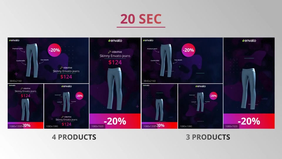 Social media product ad pack - Download Videohive 21100605