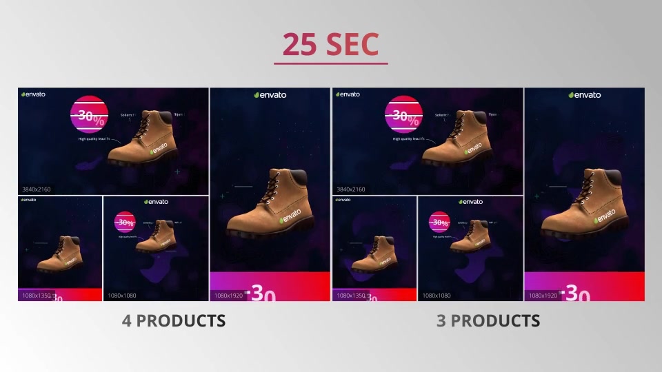 Social media product ad pack - Download Videohive 21100605