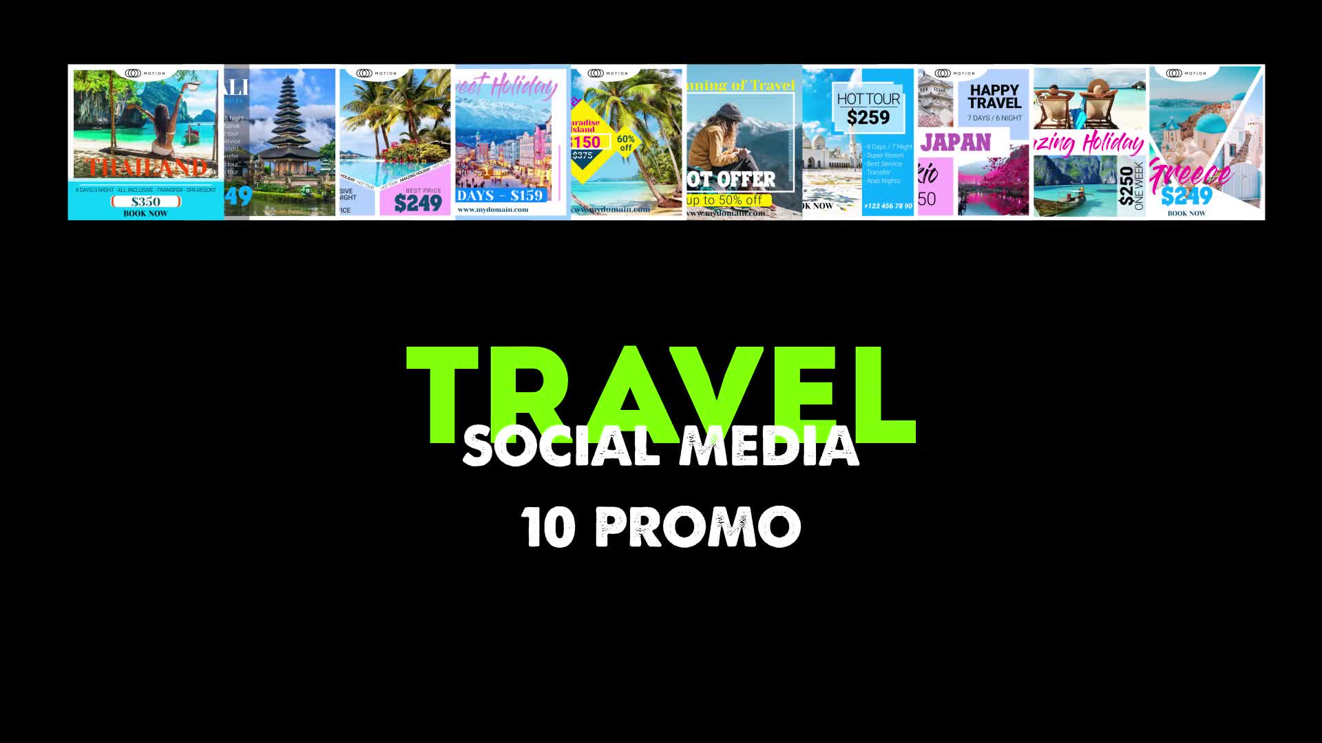 Social Media Promo TRAVEL Videohive 25366874 After Effects Image 1