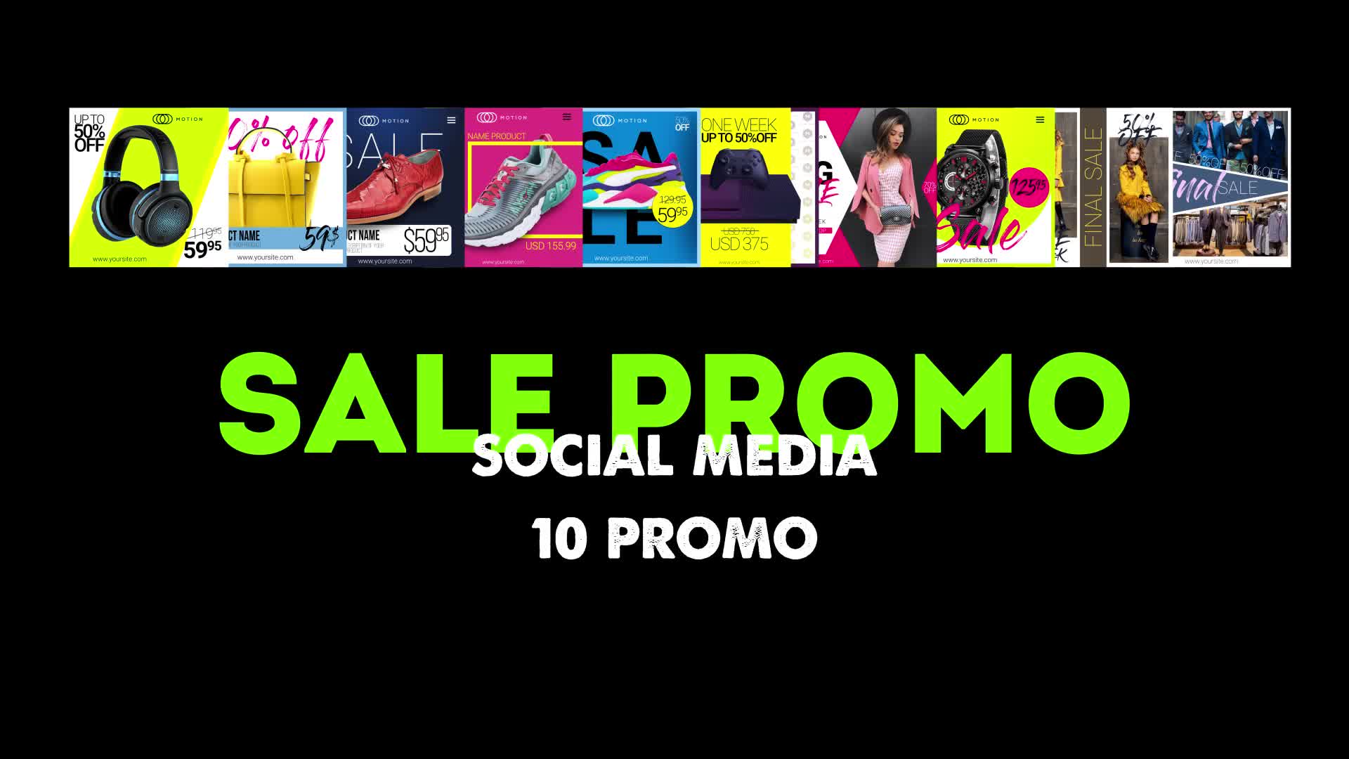 Social Media SALE Promo Videohive 25609077 After Effects Image 1