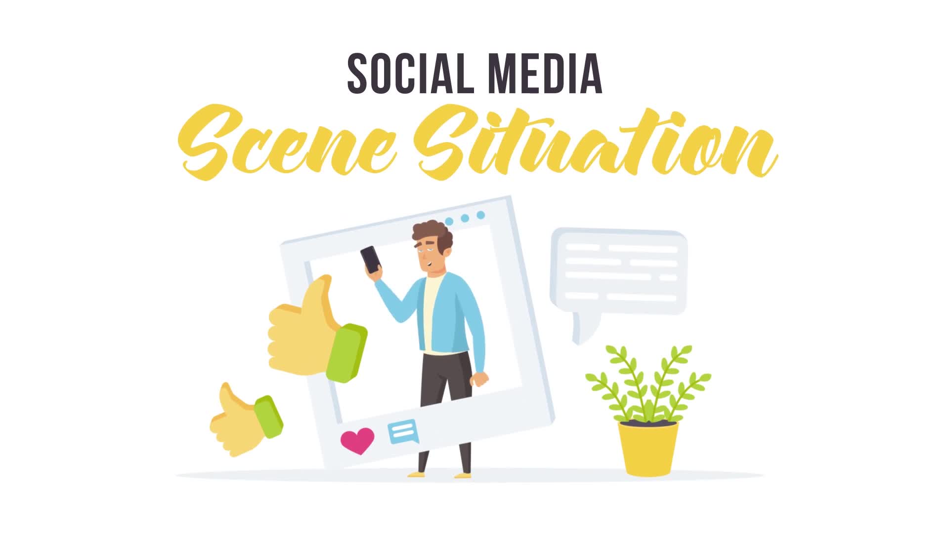 Social media Scene Situation Videohive 27608152 After Effects Image 1