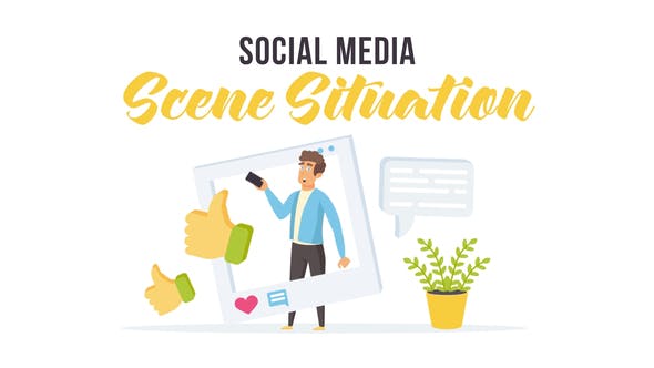 Social media Scene Situation - 27608152 Videohive Download