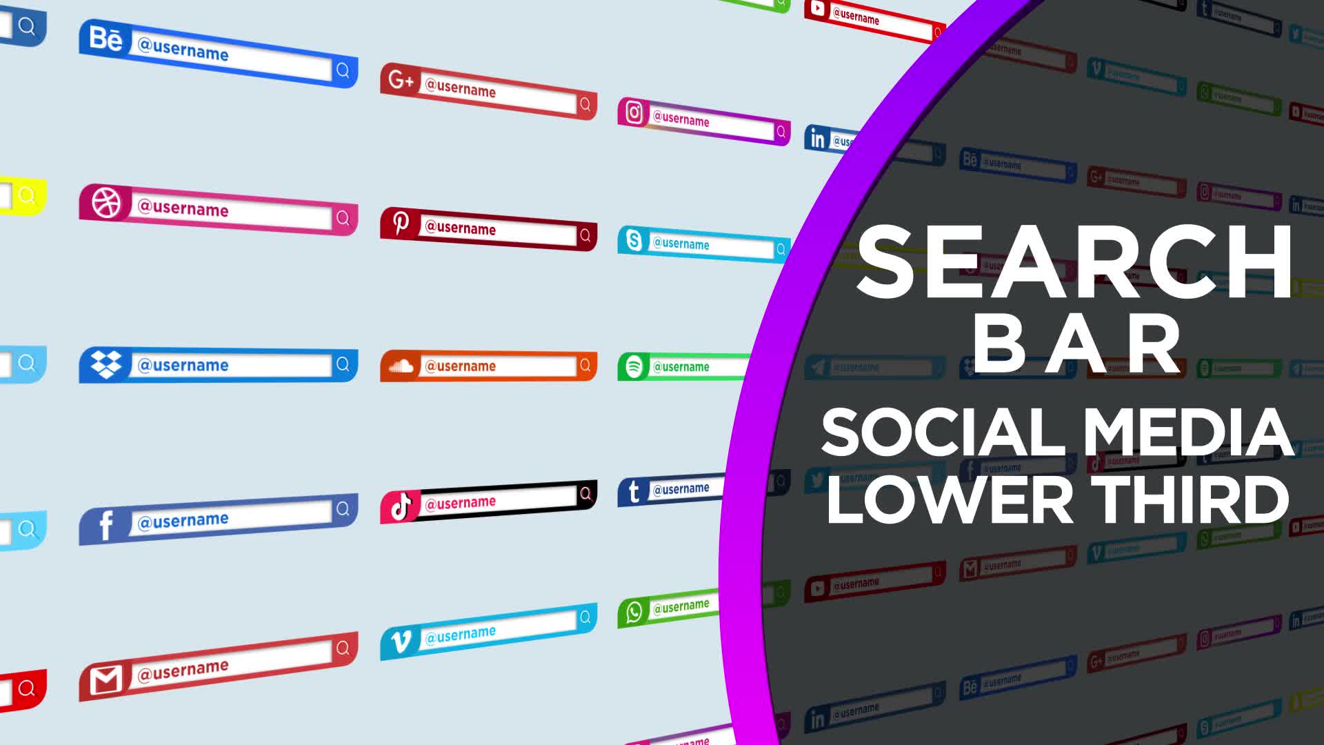 Social Media Search Bar Videohive 30958598 After Effects Image 1