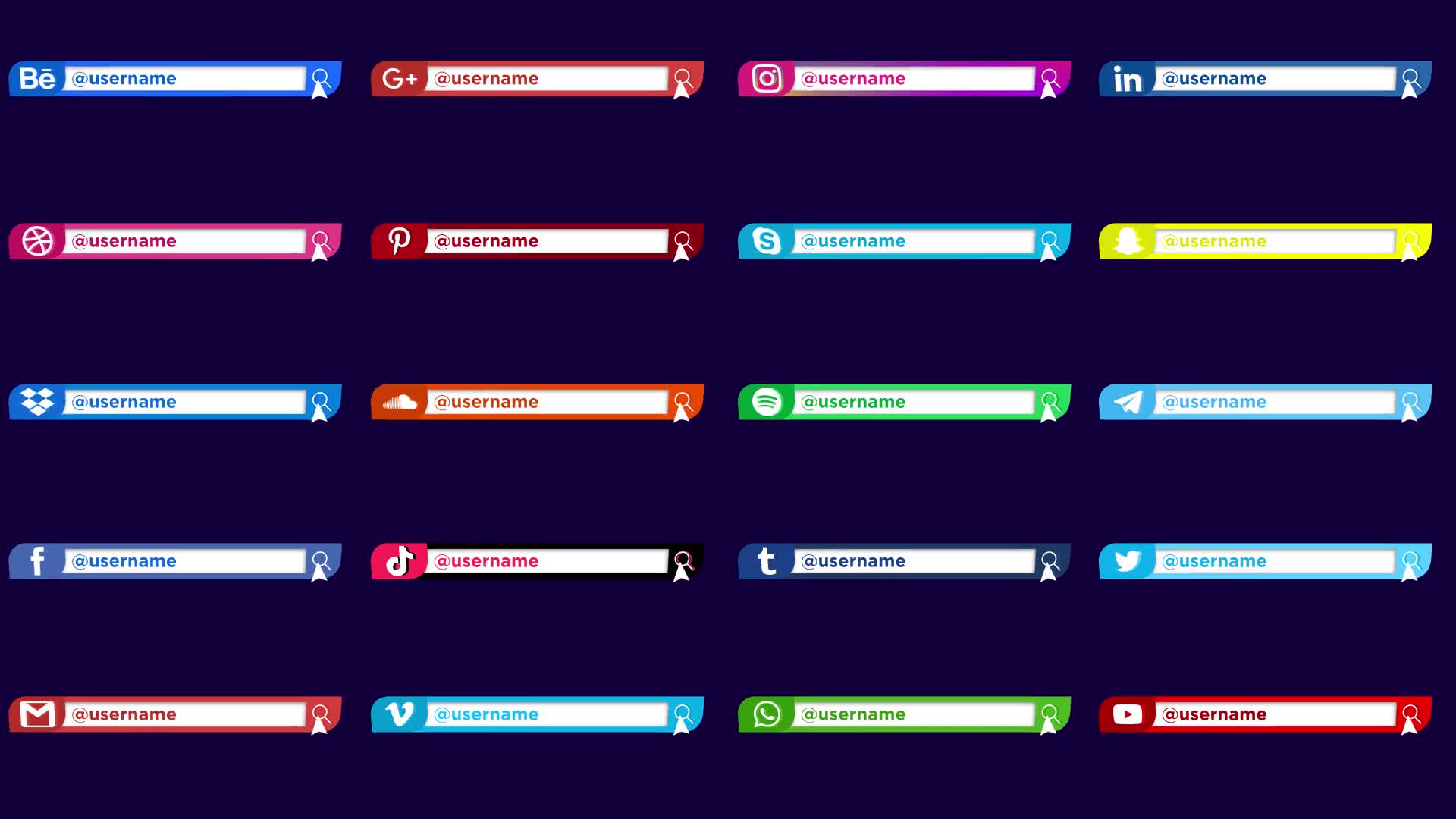 Social Media Search Bar Videohive 30958598 After Effects Image 2