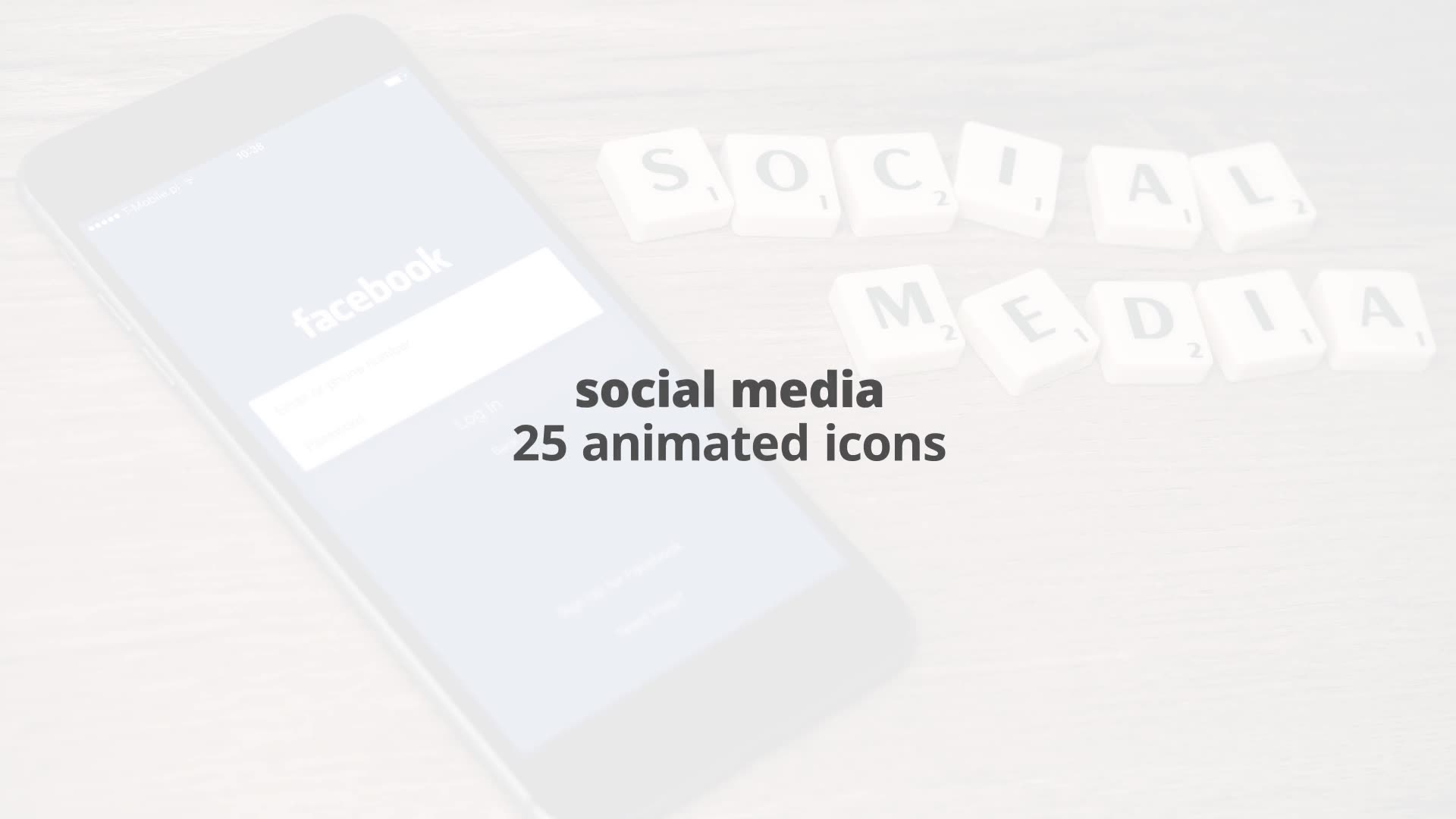 Social Media – Thin Line Icons Videohive 23595798 After Effects Image 2