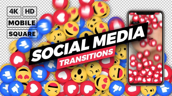 Social Media Transitions - Download 26041298 Videohive