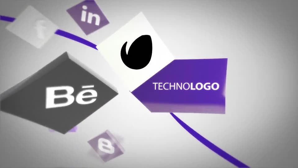 Social Media Unfold Logo Reveal Videohive 26053827 After Effects Image 2