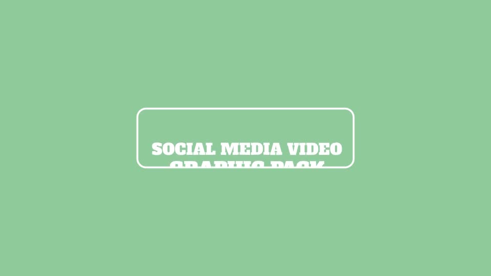 Social Media Video Graphic Pack - Download Videohive 19300014