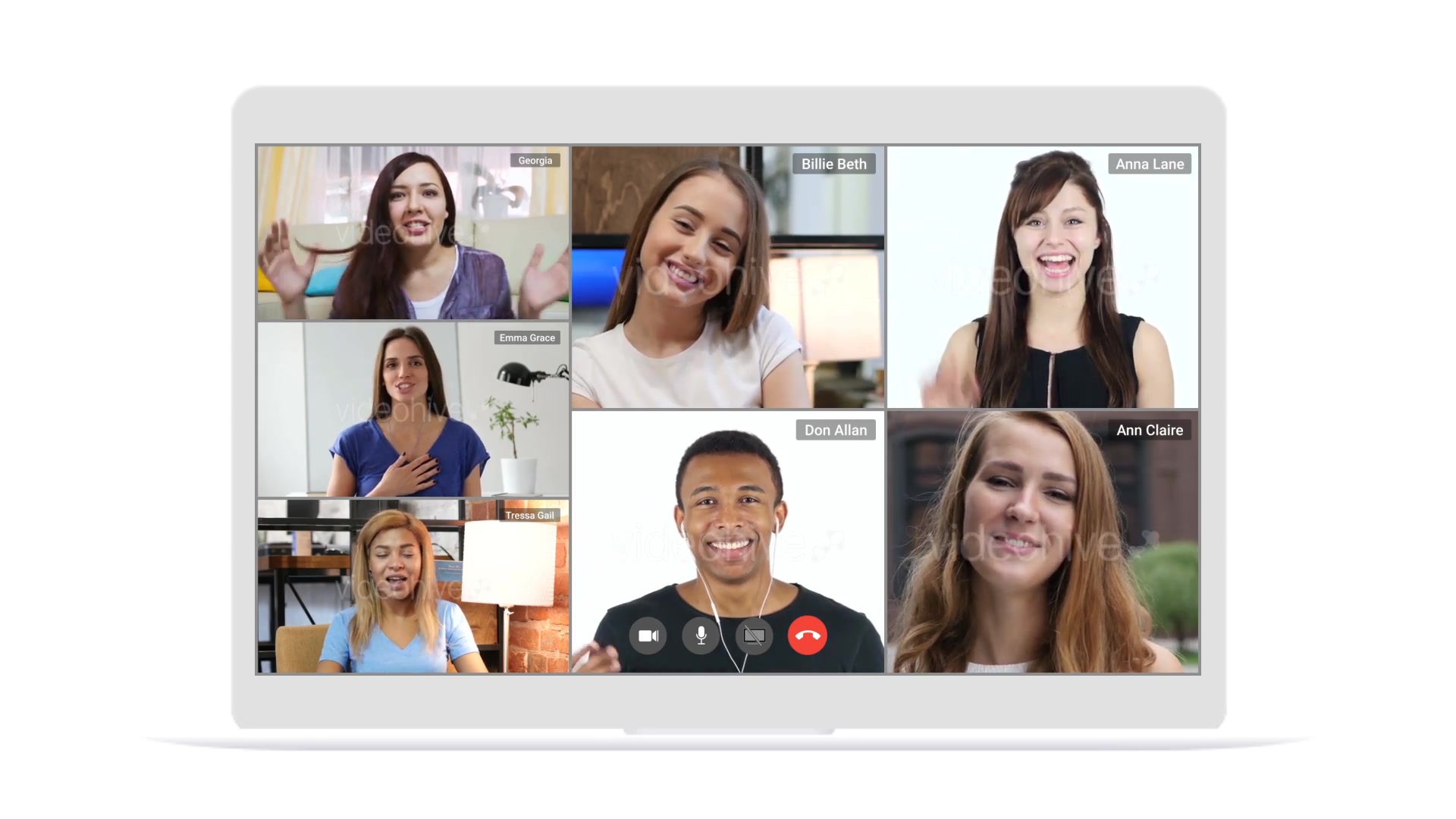 Social Media Voice Video Calls Pack 6 in 1 Videohive 29606609 Premiere Pro Image 7